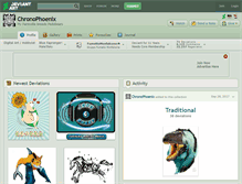 Tablet Screenshot of chronophoenix.deviantart.com