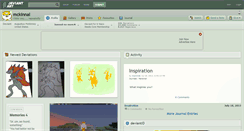 Desktop Screenshot of mckinnal.deviantart.com