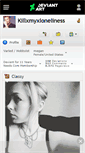 Mobile Screenshot of killxmyxloneliness.deviantart.com