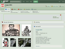 Tablet Screenshot of l-train1991.deviantart.com