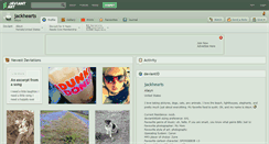 Desktop Screenshot of jackhearts.deviantart.com