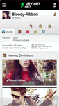 Mobile Screenshot of bloody-ribbon.deviantart.com