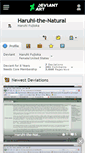 Mobile Screenshot of haruhi-the-natural.deviantart.com