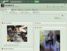 Tablet Screenshot of ozerablue18.deviantart.com