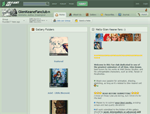 Tablet Screenshot of glenkeanefanclub.deviantart.com
