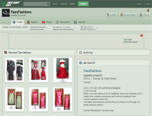 Tablet Screenshot of faesfashions.deviantart.com