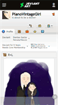 Mobile Screenshot of pianovintagegirl.deviantart.com