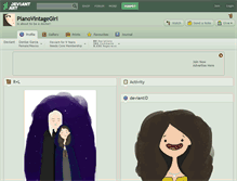 Tablet Screenshot of pianovintagegirl.deviantart.com