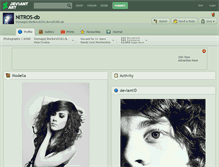 Tablet Screenshot of nitros-db.deviantart.com