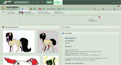 Desktop Screenshot of morningtears.deviantart.com