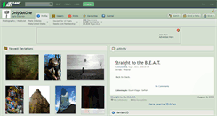 Desktop Screenshot of onlygotone.deviantart.com