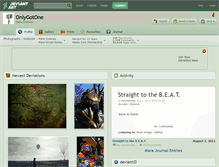 Tablet Screenshot of onlygotone.deviantart.com
