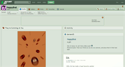 Desktop Screenshot of happybrat.deviantart.com