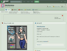 Tablet Screenshot of nekokantana.deviantart.com