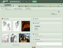 Tablet Screenshot of nomber3.deviantart.com