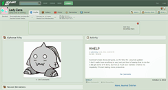 Desktop Screenshot of lady-zana.deviantart.com