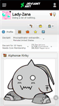 Mobile Screenshot of lady-zana.deviantart.com