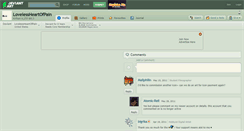 Desktop Screenshot of lovelessheartofpain.deviantart.com
