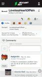 Mobile Screenshot of lovelessheartofpain.deviantart.com
