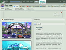 Tablet Screenshot of motorburg.deviantart.com