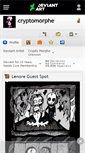 Mobile Screenshot of cryptomorphe.deviantart.com