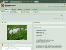 Tablet Screenshot of darkblackdragon.deviantart.com