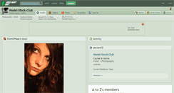 Desktop Screenshot of model-stock-club.deviantart.com