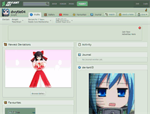 Tablet Screenshot of dwytie04.deviantart.com