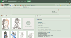 Desktop Screenshot of intehred.deviantart.com