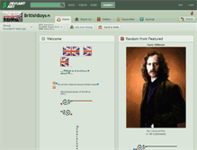 Tablet Screenshot of britishboys.deviantart.com