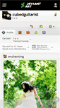 Mobile Screenshot of cubedguitarist.deviantart.com