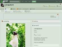 Tablet Screenshot of cubedguitarist.deviantart.com