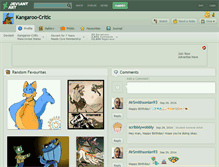 Tablet Screenshot of kangaroo-critic.deviantart.com