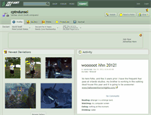 Tablet Screenshot of cptndunsel.deviantart.com