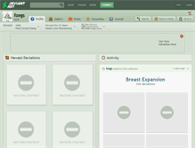 Tablet Screenshot of foegs.deviantart.com