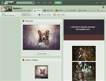 Tablet Screenshot of ibokeh.deviantart.com