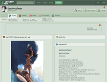 Tablet Screenshot of daniwuzheer.deviantart.com