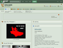 Tablet Screenshot of kktherabbit.deviantart.com