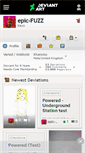 Mobile Screenshot of epic-fuzz.deviantart.com