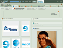Tablet Screenshot of moztapha.deviantart.com