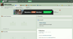 Desktop Screenshot of fabulousplz.deviantart.com