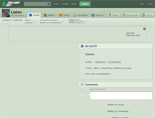 Tablet Screenshot of lieren.deviantart.com