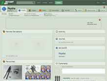Tablet Screenshot of paysha.deviantart.com