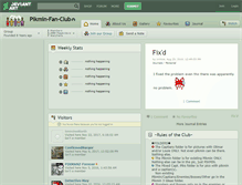 Tablet Screenshot of pikmin-fan-club.deviantart.com