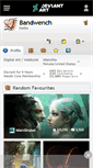 Mobile Screenshot of bandwench.deviantart.com