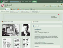 Tablet Screenshot of bandwench.deviantart.com