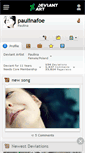 Mobile Screenshot of paulinafoe.deviantart.com