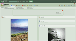 Desktop Screenshot of mariomz.deviantart.com