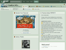 Tablet Screenshot of creative-365.deviantart.com