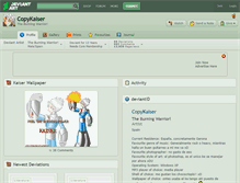 Tablet Screenshot of copykaiser.deviantart.com